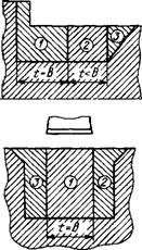 Типовые схемы переходов при токарной обработке дополни&#173;тельных поверхностей (кана&#173;вок, проточек, желобов)